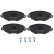 Brake Pad Set, disc brake COTEC GDB1434 TRW, Thumbnail 4