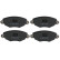 Brake Pad Set, disc brake COTEC GDB1434 TRW, Thumbnail 6