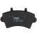 Brake Pad Set, disc brake COTEC GDB1442 TRW, Thumbnail 6