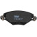 Brake Pad Set, disc brake COTEC GDB1448 TRW, Thumbnail 7