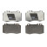 Brake Pad Set, disc brake COTEC GDB1454 TRW