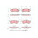 Brake Pad Set, disc brake COTEC GDB1456 TRW, Thumbnail 2