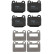 Brake Pad Set, disc brake COTEC GDB1457 TRW, Thumbnail 4