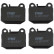 Brake Pad Set, disc brake COTEC GDB1457 TRW, Thumbnail 5