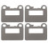 Brake Pad Set, disc brake COTEC GDB1457 TRW, Thumbnail 8