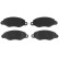 Brake Pad Set, disc brake COTEC GDB1461 TRW, Thumbnail 6