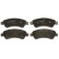 Brake Pad Set, disc brake COTEC GDB1463 TRW, Thumbnail 3