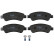 Brake Pad Set, disc brake COTEC GDB1463 TRW, Thumbnail 4