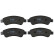 Brake Pad Set, disc brake COTEC GDB1463 TRW, Thumbnail 6
