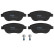 Brake Pad Set, disc brake COTEC GDB1464 TRW, Thumbnail 3