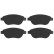 Brake Pad Set, disc brake COTEC GDB1464 TRW, Thumbnail 4