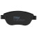 Brake Pad Set, disc brake COTEC GDB1464 TRW, Thumbnail 6