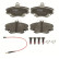 Brake Pad Set, disc brake COTEC GDB1465 TRW, Thumbnail 3