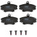 Brake Pad Set, disc brake COTEC GDB1465 TRW, Thumbnail 4