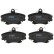 Brake Pad Set, disc brake COTEC GDB1465 TRW, Thumbnail 6