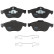 Brake Pad Set, disc brake COTEC GDB1468 TRW, Thumbnail 4