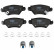 Brake Pad Set, disc brake COTEC GDB1471 TRW, Thumbnail 4