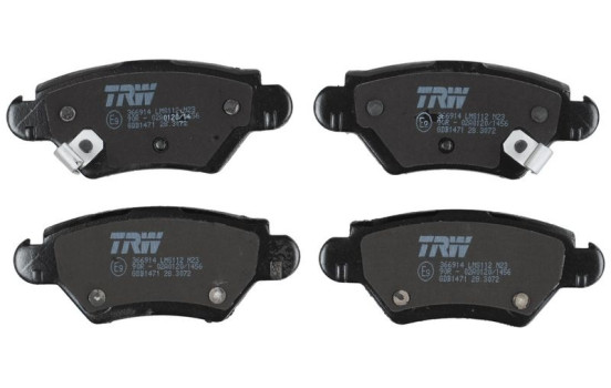 Brake Pad Set, disc brake COTEC GDB1471 TRW, Image 5