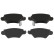 Brake Pad Set, disc brake COTEC GDB1471 TRW, Thumbnail 6