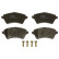 Brake Pad Set, disc brake COTEC GDB1473 TRW, Thumbnail 3