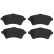 Brake Pad Set, disc brake COTEC GDB1473 TRW, Thumbnail 4