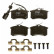 Brake Pad Set, disc brake COTEC GDB1475 TRW, Thumbnail 3