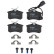 Brake Pad Set, disc brake COTEC GDB1475 TRW, Thumbnail 3