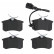 Brake Pad Set, disc brake COTEC GDB1475 TRW, Thumbnail 4
