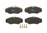 Brake Pad Set, disc brake COTEC GDB1478 TRW