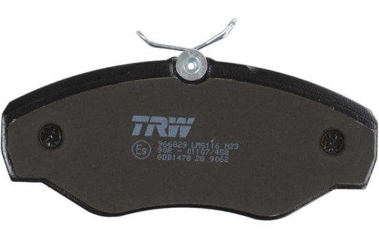 Brake Pad Set, disc brake COTEC GDB1478 TRW, Image 7