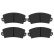 Brake Pad Set, disc brake COTEC GDB148 TRW, Thumbnail 5