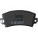 Brake Pad Set, disc brake COTEC GDB148 TRW, Thumbnail 7