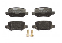 Brake Pad Set, disc brake COTEC GDB1481 TRW