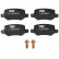 Brake Pad Set, disc brake COTEC GDB1481 TRW, Thumbnail 4