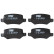 Brake Pad Set, disc brake COTEC GDB1481 TRW, Thumbnail 6