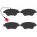 Brake Pad Set, disc brake COTEC GDB1482 TRW, Thumbnail 5