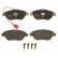 Brake Pad Set, disc brake COTEC GDB1483 TRW, Thumbnail 3