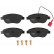 Brake Pad Set, disc brake COTEC GDB1483 TRW, Thumbnail 4