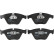 Brake Pad Set, disc brake COTEC GDB1498 TRW, Thumbnail 3