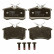 Brake Pad Set, disc brake COTEC GDB1504 TRW, Thumbnail 3