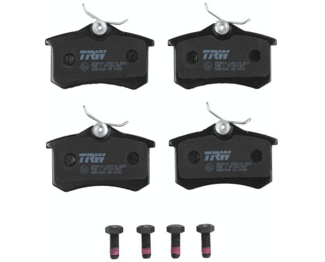 Brake Pad Set, disc brake COTEC GDB1504 TRW, Image 4