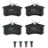 Brake Pad Set, disc brake COTEC GDB1504 TRW, Thumbnail 4