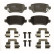 Brake Pad Set, disc brake COTEC GDB1515 TRW, Thumbnail 3