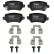 Brake Pad Set, disc brake COTEC GDB1515 TRW, Thumbnail 3
