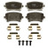 Brake Pad Set, disc brake COTEC GDB1516 TRW, Thumbnail 3