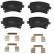Brake Pad Set, disc brake COTEC GDB1516 TRW, Thumbnail 3