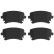 Brake Pad Set, disc brake COTEC GDB1516 TRW, Thumbnail 4