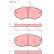 Brake Pad Set, disc brake COTEC GDB1517 TRW