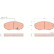 Brake Pad Set, disc brake COTEC GDB1517 TRW, Thumbnail 2