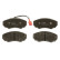 Brake Pad Set, disc brake COTEC GDB1517 TRW, Thumbnail 3